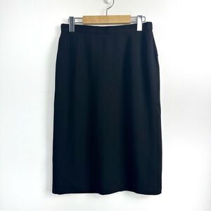 Vintage 80’s Louis Feraud Black Pencil Skirt